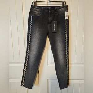 DRIFTWOOD Designer Black Washed Skinny Jeans